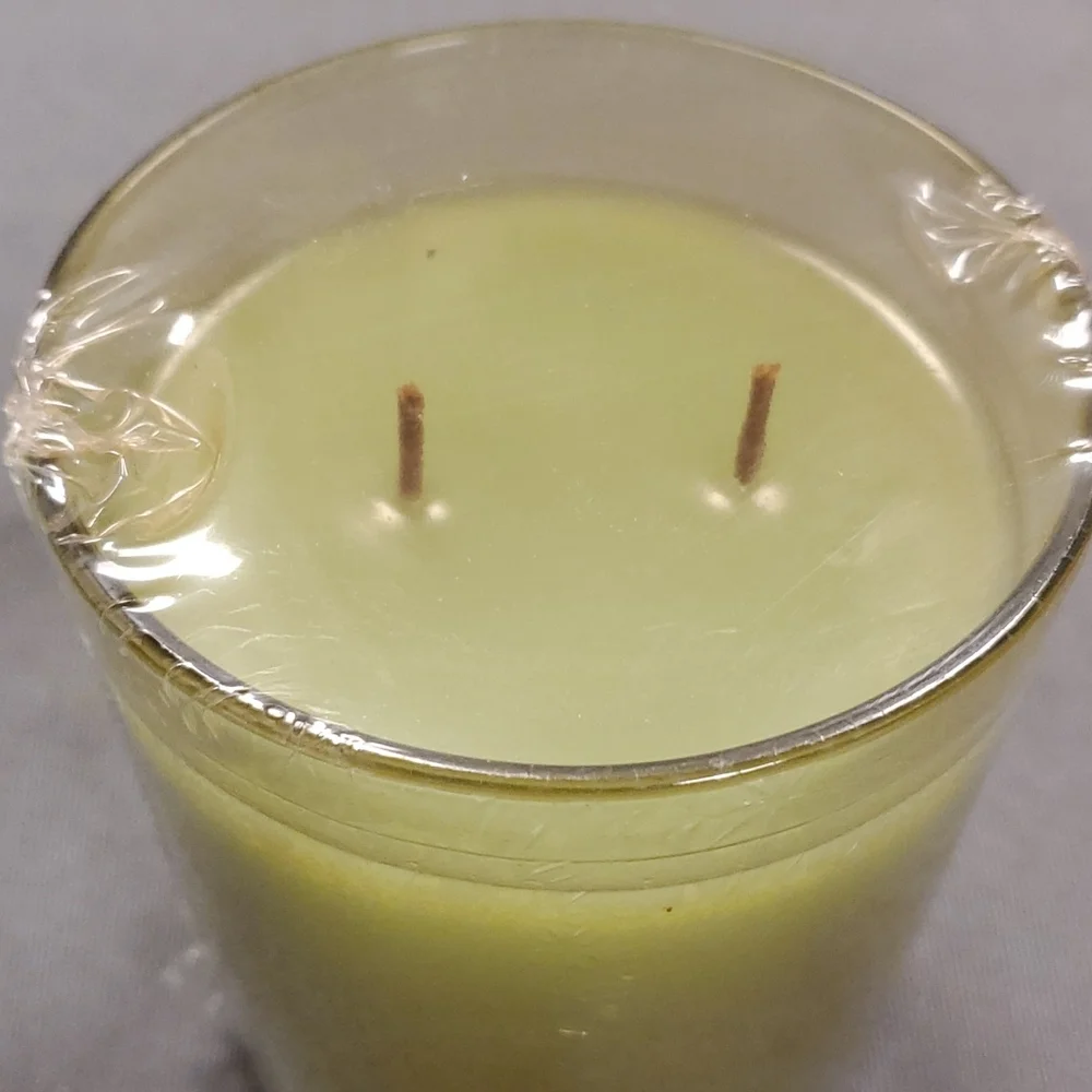 LUSCIOUS VANILLA LIME 10 oz two wick‎ Gold Canyon candle